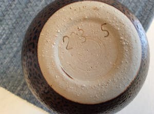 Niet of onleesbaar gesigneerd - Vaas met luipaard patroon kopen? Bied vanaf 1!