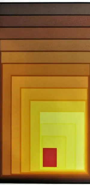 Niet of onleesbaar gesigneerd - Kleurenzeefdruk ABSTRACTE LIJNEN kopen? Bied vanaf 1!