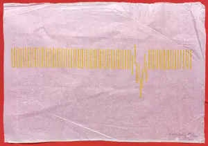 Carel Visser - Abstracte compositie, houtsnede op japans papier kopen? Bied vanaf 1!