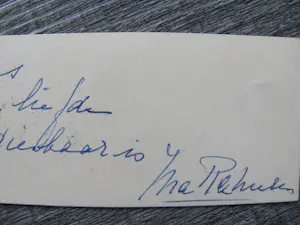 Ina Rahusen - houtsnede of ets, met liefdesbetuiging kopen? Bied vanaf 20!