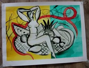 Stefan Szczesny - Giclee: Nude in a still life, handgesigneerd - 2013 kopen? Bied vanaf 25!