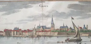Caspar Merian - Grave Panorama Oude Gravure 1659 kopen? Bied vanaf 30!