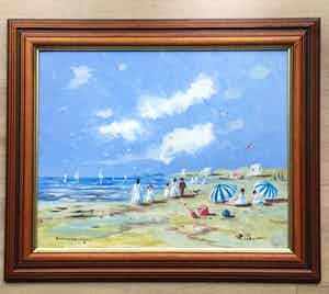 Henk Poeder - Strandgezicht verkocht voor € 129!