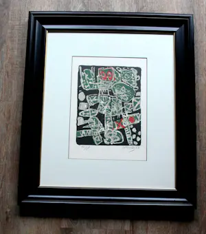 Corneille - ingelijste litho: zonder titel - 1963 (oplage 40 stuks) kopen? Bied vanaf 499!