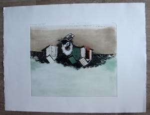 Annapia Antonini - ets: strandgezicht kopen? Bied vanaf 35!