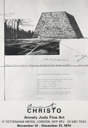 Christo - Handgesigneerd affiche, Christo Annely Juda Fine Art - Ingelijst kopen? Bied vanaf 200!