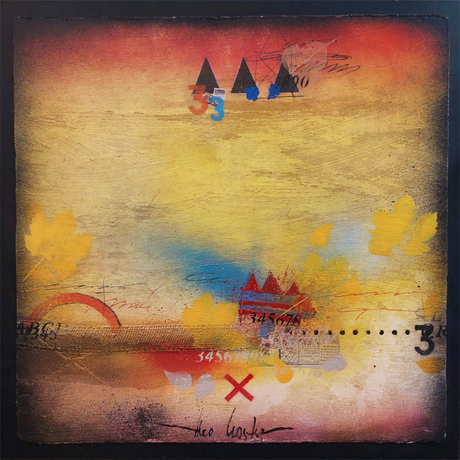 Theo Koster - Abstract werk kopen? Bied vanaf 300!