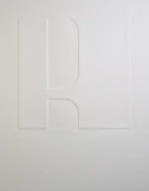 Harry van Kuyk - Reliëfdruk, Letter R - Ingelijst kopen? Bied vanaf 250!