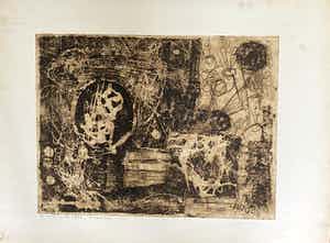 Jan Montyn - Teken uit een tropisch woud verkocht voor € 110!