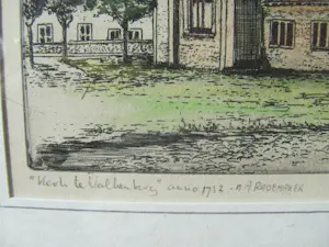 Jan Noordhuis - Kerk te Valkenburg anno 1732 kopen? Bied vanaf 30!