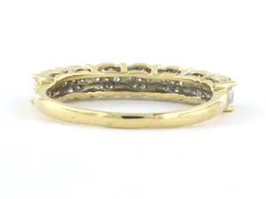 18k gouden ring bezet met single cut geslepen diamant tot. 0.20ct - G/H - VS/SI kopen? Bied vanaf 255!