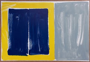 Adine Engelman - Abstracte compositie, monotype (unica) kopen? Bied vanaf 75!