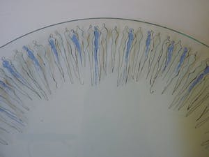 Corry Ammerlaan - Glazen schaal (mens)figuren kopen? Bied vanaf 10!