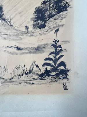 Melle Oldeboerrigter - Surrealistisch landschap kopen? Bied vanaf 75!