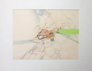 Aart Roos - Gemengde techniek op papier, Zonder titel kopen? Bied vanaf 1!