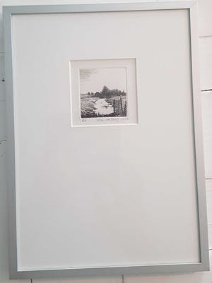 Wim van der Meij - Landschap met beek kopen? Bied vanaf 5!