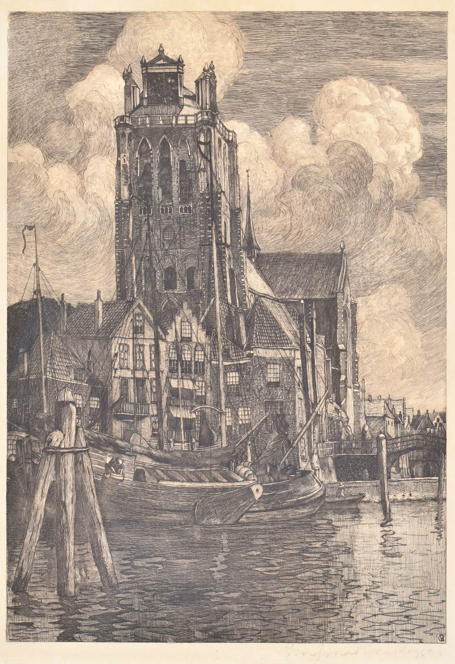 Johannes Graadt van Roggen - Kerk en haven kopen? Bied vanaf 30!