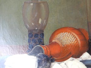 Niet of onleesbaar gesigneerd - stilleven met roemer en schenkkan kopen? Bied vanaf 1!