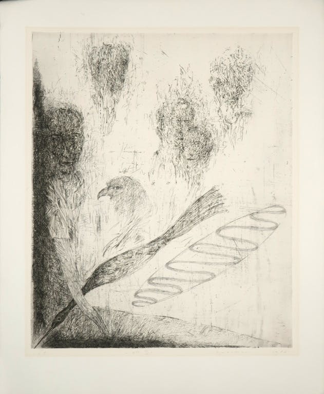 Kees Spermon - Kees Spermon: Ets, Zonder titel kopen? Bied vanaf 20!