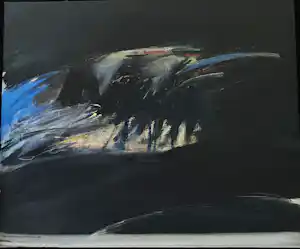 Michel van Overbeeke - Schilderij licht in donker vendu pour 150€ !