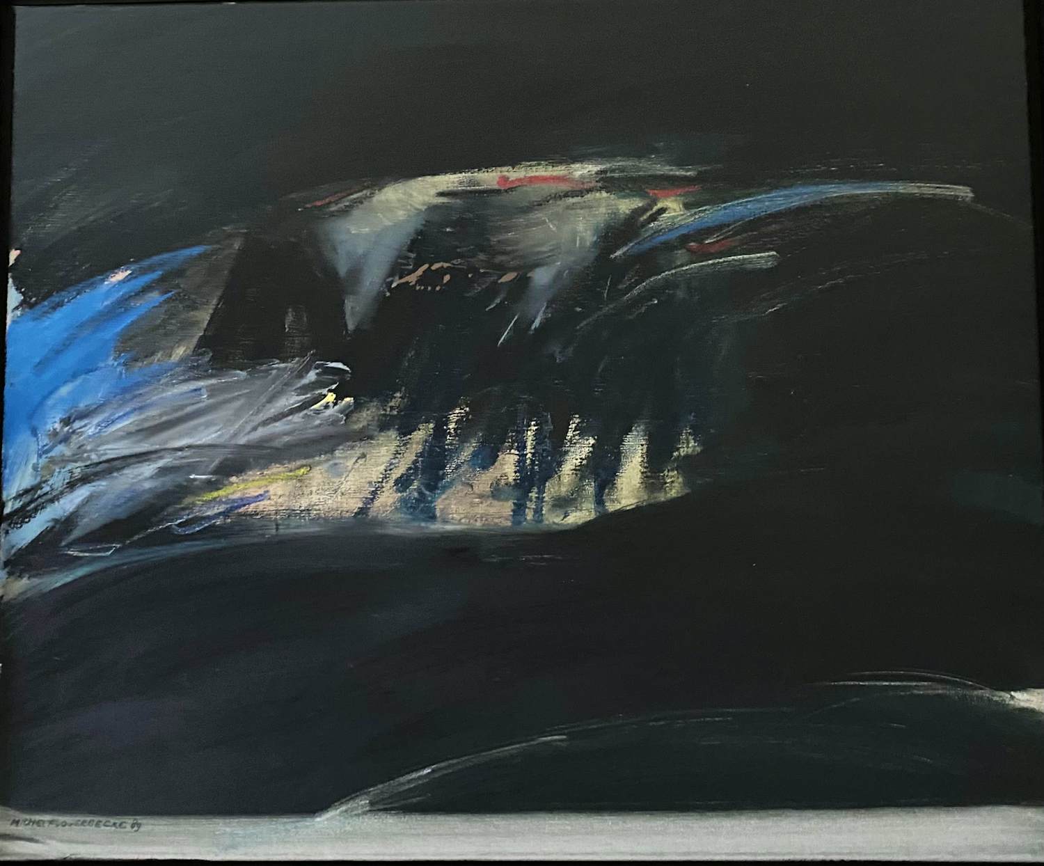 Michel van Overbeeke - Schilderij licht in donker kopen? Bied vanaf 150!