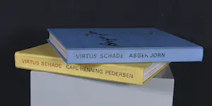 Asger Jorn - (incl. originele litho's) & Carl Henning Pedersen (gesigneerd), Set van twee boeken door Virtus Schade kopen? Bied vanaf 1!