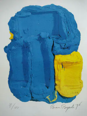 Bram Bogart - Yellow and blue kopen? Bied vanaf 500!