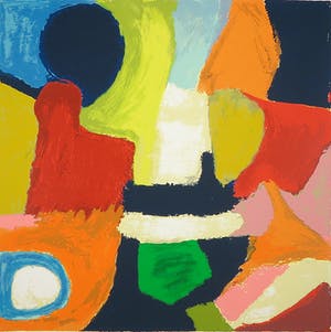 Niet of onleesbaar gesigneerd - Zeefdruk, Zonder titel kopen? Bied vanaf 1!