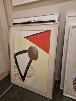 Roger Raveel - Driehoek tussen hoofd en hand kopen? Bied vanaf 1000!