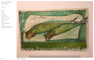 Buy Frans Hollaardt - Vissenpalet, gemende techniek op doek? Bid from 55!