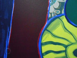 Corneille - New York Rooms - Le Divan Blue - handgesigneerde lithografie kopen? Bied vanaf 290!