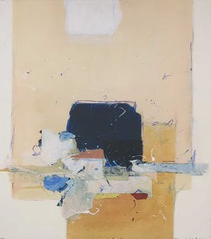 Ron van der Werf - Zeefdruk op papier gelijmd op canvas, Symfonie I (met ophangsysteem) kopen? Bied vanaf 1!
