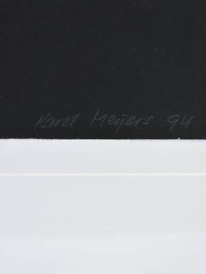 Karel Meijers - Face - Ingelijst - Groot kopen? Bied vanaf 1!