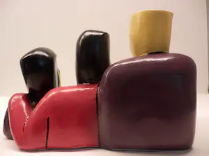 Herman Brood - Sculptuur HOREN ZIEN en ZWIJGEN-- GROOT!! BREED 24 CM!!!!! kopen? Bied vanaf 1!