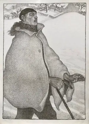Anto Carte - "L'Aveugle" ( De Blinde ) - gesigneerde Litho uit 1919 kaufen? Bieten Sie von 175!