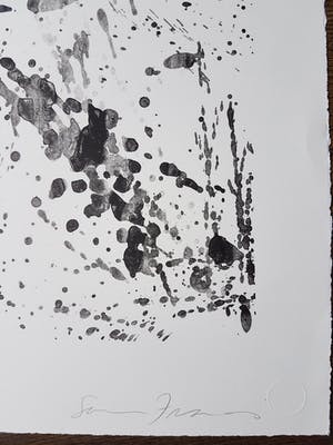 Sam Francis - Abstracte compositie - groot werk kopen? Bied vanaf 595!