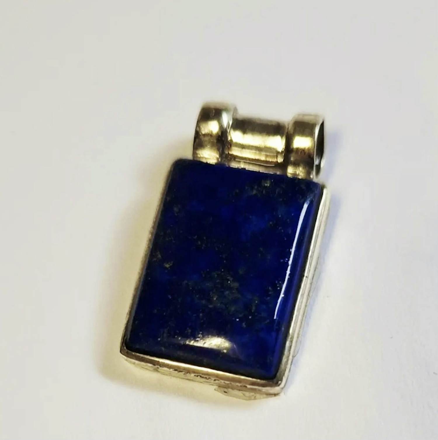 Nieuwe hanger met Diepblauwe lapis, kopen? Bied vanaf 65!