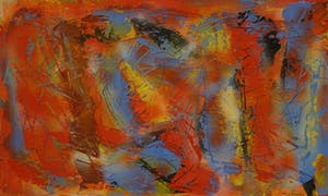 Jan Verschoor - twee werken (pendant) - acryl op board - 1990 - laatste x! kopen? Bied vanaf 150!