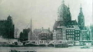 Poppe Damave - Amsterdam met St Nicolaaskerk verkocht voor € 39!