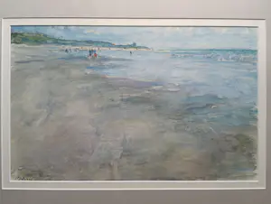 Piet van Boxel - Flaneren aan het Noordzee strand kopen? Bied vanaf 150!