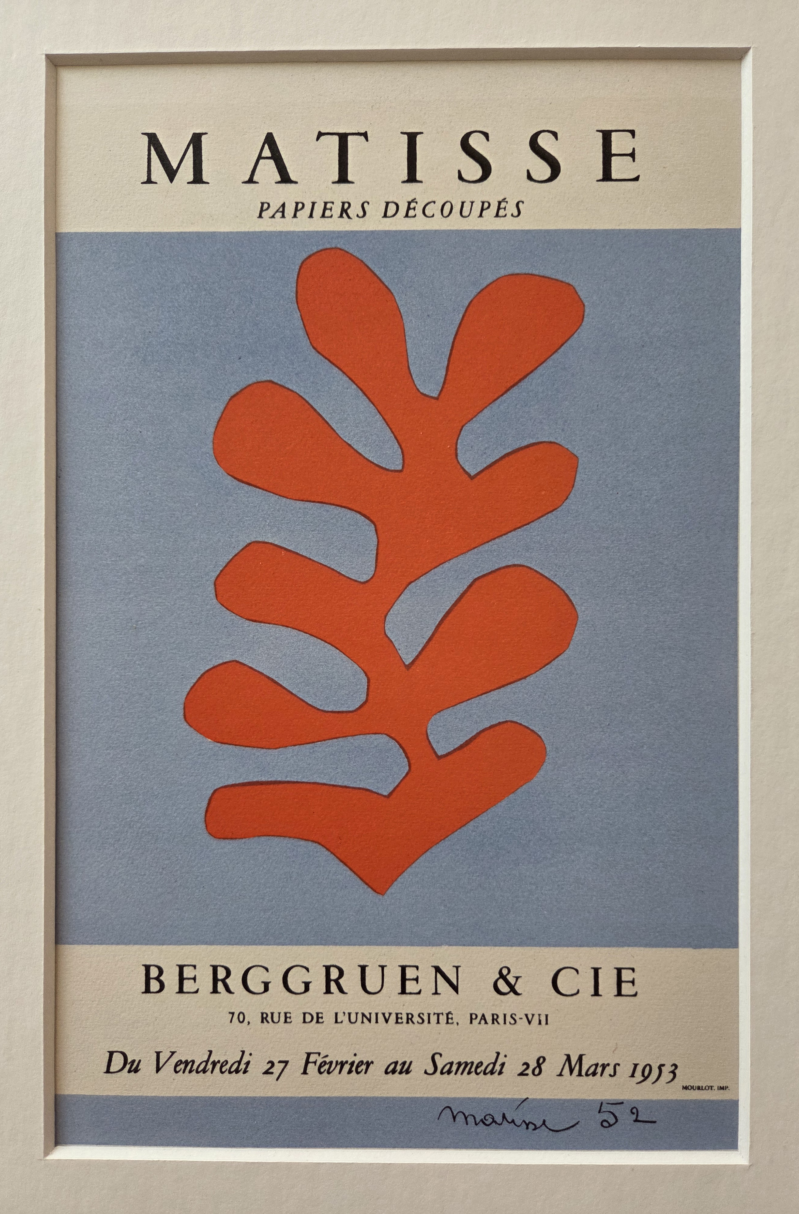 AcheterHenri Matisse - Figuur. Cut out. Naar werk uit 1953.? Enchérissez de 149!