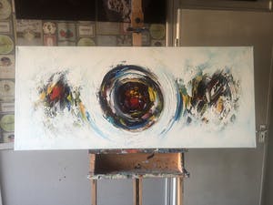 Gena - Abstract “ Kleurgebieden “ kopen? Bied vanaf 200!