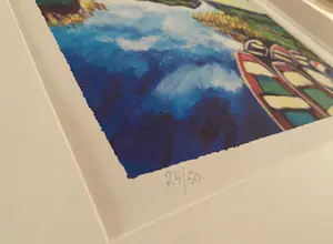 Justus Donker - Bootjes, zeefdruk kopen? Bied vanaf 30!