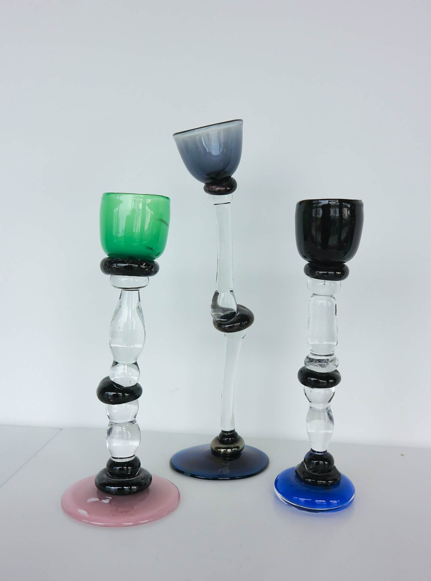 Bernard Heesen - de Oude Horn / Drie speelse glasobjecten kopen? Bied vanaf 250!