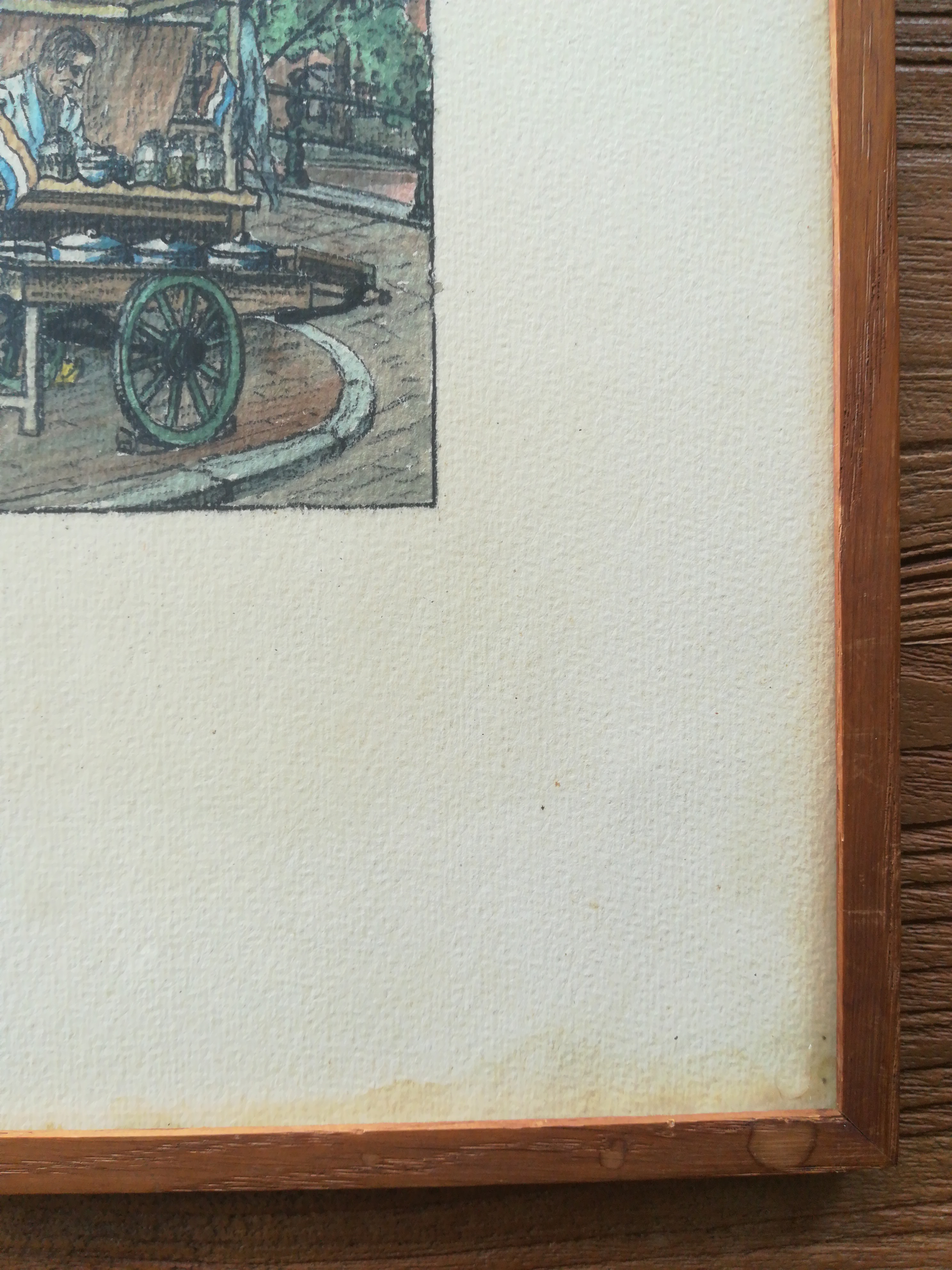 Niet of onleesbaar gesigneerd - Viskraam in Amsterdam  kopen? Bied vanaf 1!