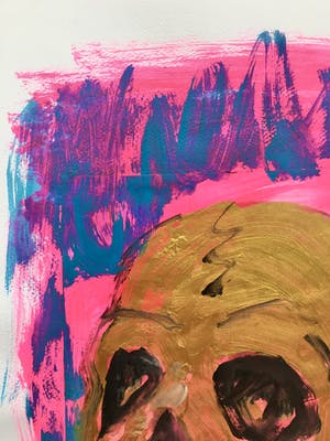 Peter Klashorst - Skull kopen? Bied vanaf 1!