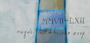 Magda Luttikhuizen - Acryl op doek, Een toets van bitter 1 - Ingelijst kopen? Bied vanaf 50!