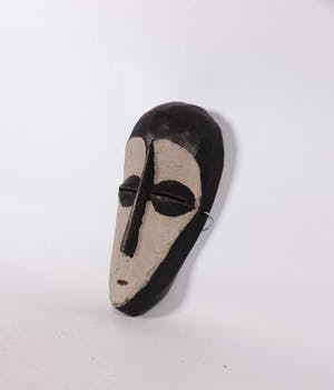 Lega - Houten paspoortmasker met kauri vormige ogen kopen? Bied vanaf 1!