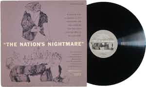 Andy Warhol - Gesigneerde LP-hoes, The Nation's Nightmare (CBS Broadcast series) verkocht voor € 1!