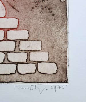 Jan Montyn - Chonyid Bardo - Reconnaissance, aquatint ets (kleine oplage) kopen? Bied vanaf 115!